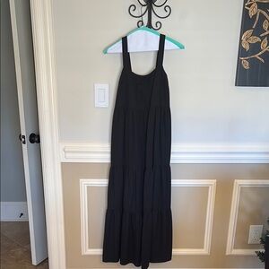 Amazon Black Maxi Sundress with adjustable straps